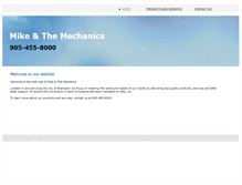 Tablet Screenshot of mikethemechanics.com